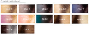 colores extensiones hairtalk top of the head